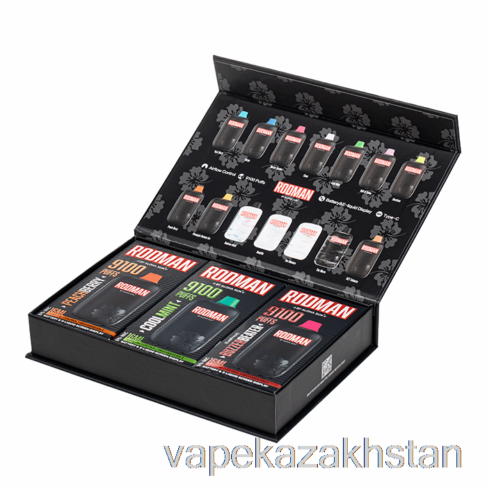 Vape Smoke RODMAN 9100 Disposable [3-Pack] Random Flavors